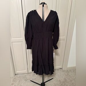Calvin Klein Black Long Sleeve Dress
